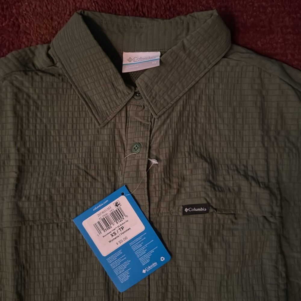 NWT‎ Women’s Columbia Boundless Trek SS Button Up Shirt - Picture 3 of 9